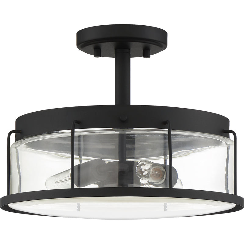 Quoizel LUD1713EK Ludlow Three Light Semi Flush Mount, Earth Black Alternate Image.jpg