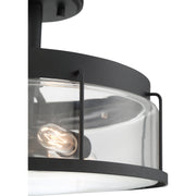 Quoizel LUD1713EK Ludlow Three Light Semi Flush Mount, Earth Black Alternate Image 4.jpg