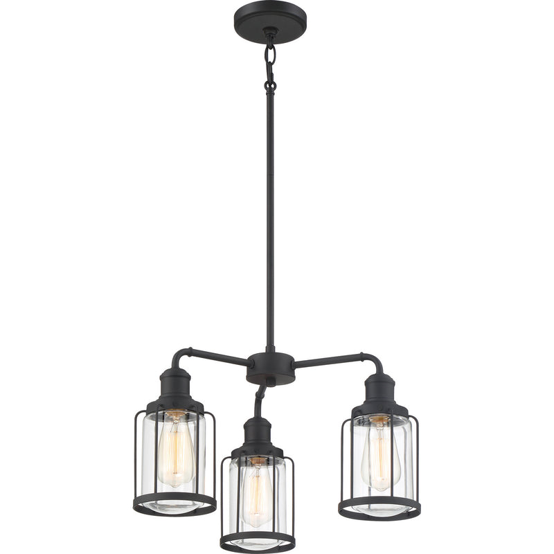 Quoizel LUD5020EK Ludlow Three Light Chandelier, Earth Black Alternate Image 3.jpg