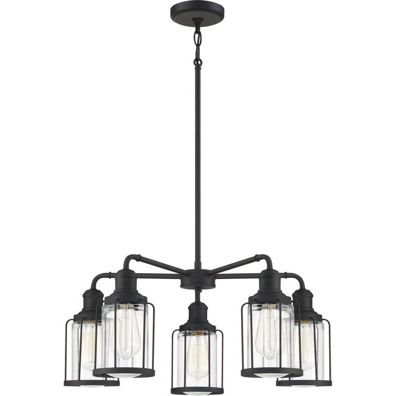 Quoizel LUD5026EK Ludlow Five Light Chandelier, Earth Black Alternate Image.jpg