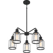 Quoizel LUD5026EK Ludlow Five Light Chandelier, Earth Black Alternate Image 2.jpg