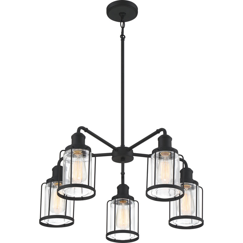 Quoizel LUD5026EK Ludlow Five Light Chandelier, Earth Black Alternate Image 2.jpg