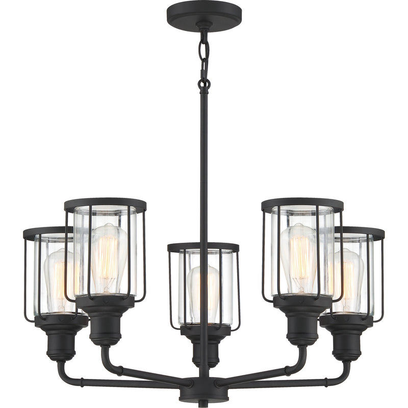 Quoizel LUD5026EK Ludlow Five Light Chandelier, Earth Black Alternate Image.jpg