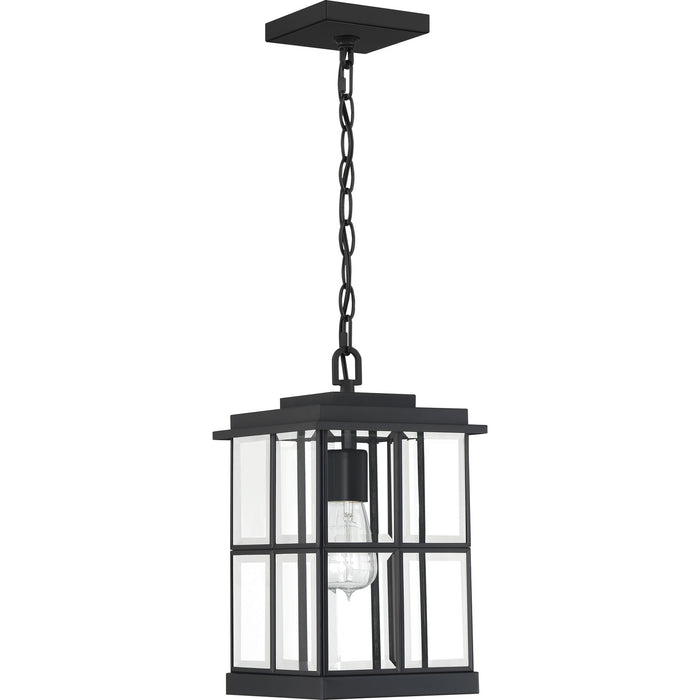 Quoizel MGN1908MBK Mulligan One Light Outdoor Hanging Lantern, Matte Black Alternate Image.jpg