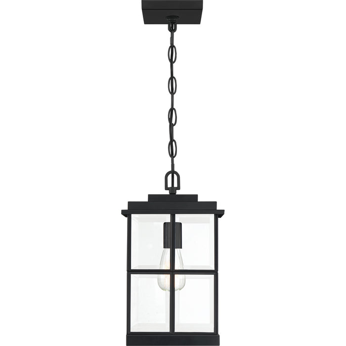 Quoizel MGN1908MBK Mulligan One Light Outdoor Hanging Lantern, Matte Black Alternate Image 2.jpg