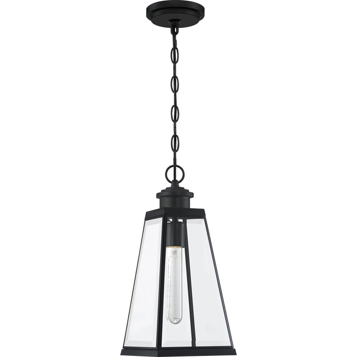 Quoizel PAX1907MBK Paxton One Light Outdoor Hanging Lantern, Matte Black Alternate Image.jpg