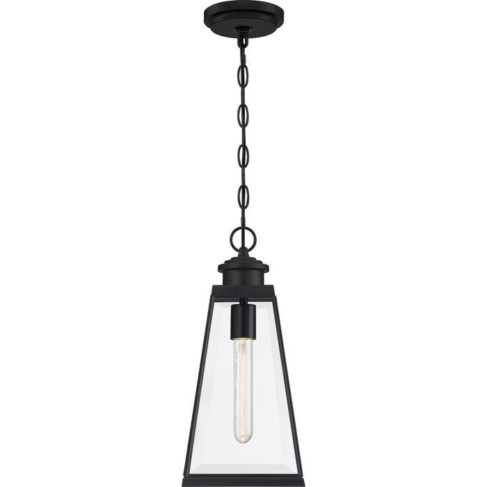 Quoizel PAX1907MBK Paxton One Light Outdoor Hanging Lantern, Matte Black Alternate Image 2.jpg