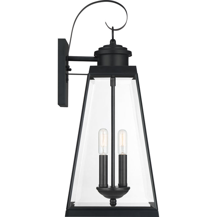 Quoizel PAX8409MBK Paxton Two Light Outdoor Wall Lantern, Matte Black Alternate Image 3.jpg