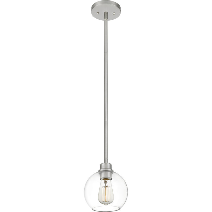 Quoizel PRUC1507BN Pruitt One Light Mini Pendant, Brushed Nickel Alternate Image 2.jpg