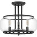 Quoizel PRUC1714MBK Pruitt Three Light Semi Flush Mount, Matte Black Alternate Image.jpg