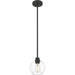 Quoizel PRUS1507MBK Pruitt One Light Mini Pendant, Matte Black Alternate Image 2.jpg