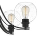 Quoizel PRUS5026MBK Pruitt Five Light Chandelier, Matte Black Alternate Image 4.jpg