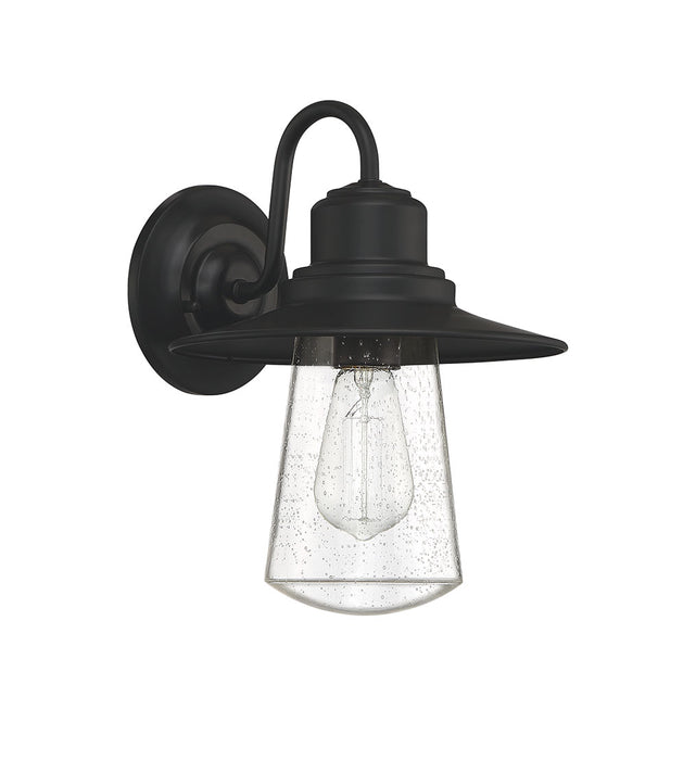 Quoizel RAD8410MBK Radford One Light Outdoor Wall Lantern, Matte Black Alternate Image.jpg
