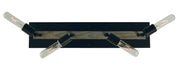 Framburg 5439 MBLACK Loft Four Light Wall Sconce, Matte Black Alternate Image 2.jpg