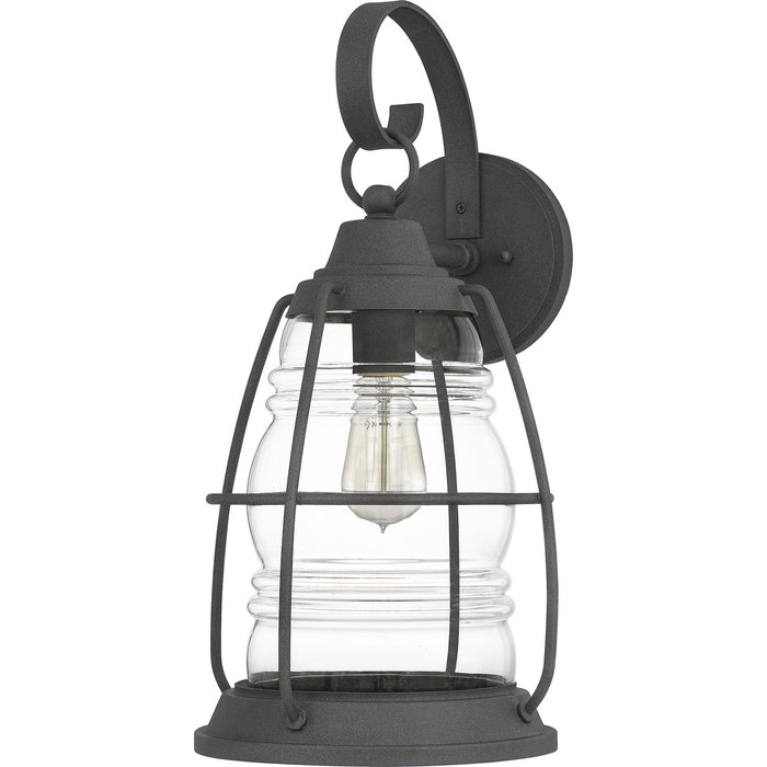 Quoizel AMR8410MB Admiral One Light Outdoor Lantern, Mottled Black Alternate Image.jpg