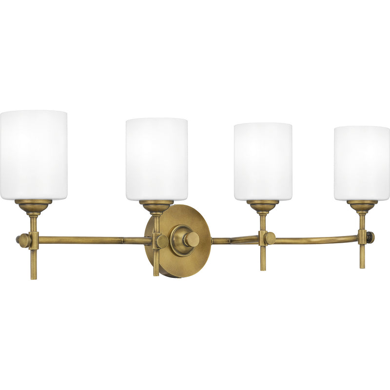 Quoizel ARI8631WS Aria Four Light Bath, Weathered Brass Alternate Image 2.jpg