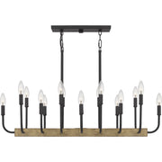 Quoizel COD139MBK Coda 16 Light Island Chandelier, Matte Black Alternate Image 3.jpg