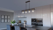 Quoizel DBS440OZ Dobbs Four Light Island Chandelier, Old Bronze Alternate Image 6.jpg