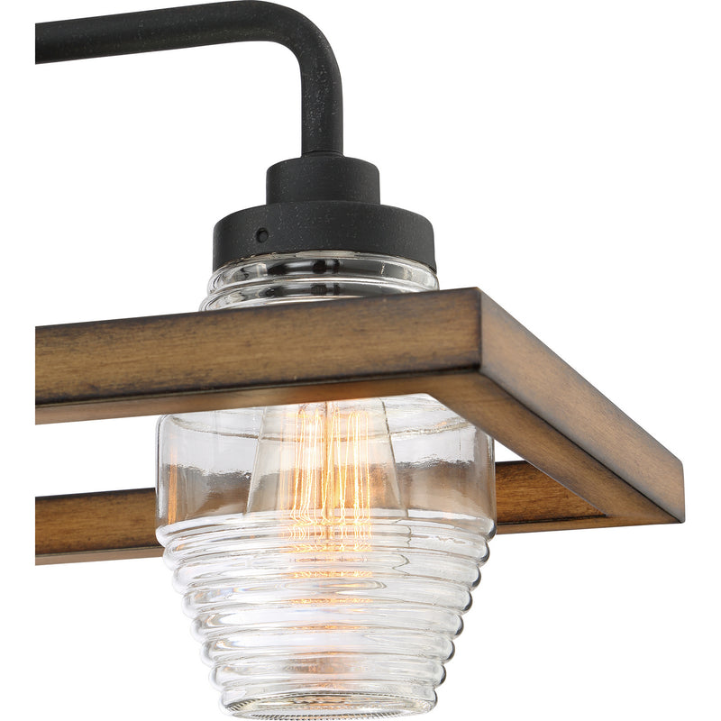 Quoizel GUI540GK Guilford Five Light Island Chandelier, Grey Ash Alternate Image 4.jpg