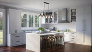 Quoizel GUI540GK Guilford Five Light Island Chandelier, Grey Ash Alternate Image.jpg