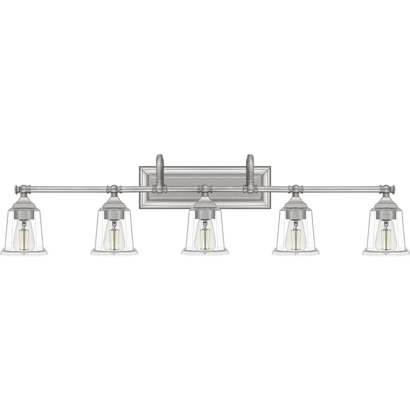 Quoizel NLC8605BN Nicholas Five Light Bath Fixture, Brushed Nickel Alternate Image.jpg