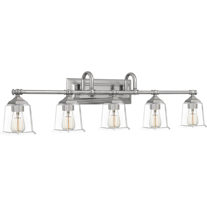 Quoizel NLC8605BN Nicholas Five Light Bath Fixture, Brushed Nickel Alternate Image 2.jpg