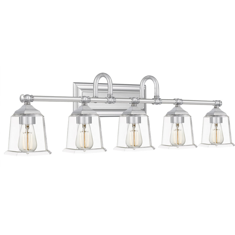 Quoizel NLC8605C Nicholas Five Light Bath Fixture, Polished Chrome Alternate Image 2.jpg