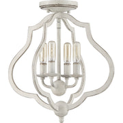Quoizel OKF1715AWH O'Keefe Four Light Semi-Flush Mount, Antique White Alternate Image.jpg