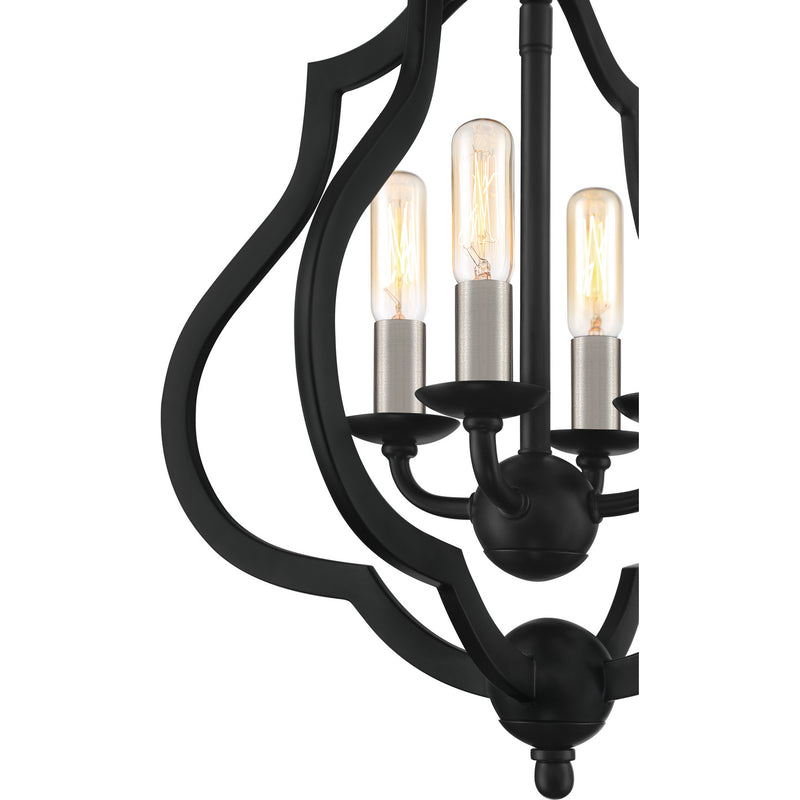 Quoizel OKF1715MBK O'Keefe Four Light Semi-Flush Mount, Matte Black Alternate Image 9.jpg