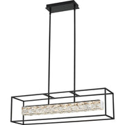Quoizel PCDZ136MBK Dazzle LED Island Chandelier, Matte Black Alternate Image 3.jpg