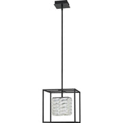 Quoizel PCDZ2812MBK Dazzle LED Pendant, Matte Black Alternate Image.jpg