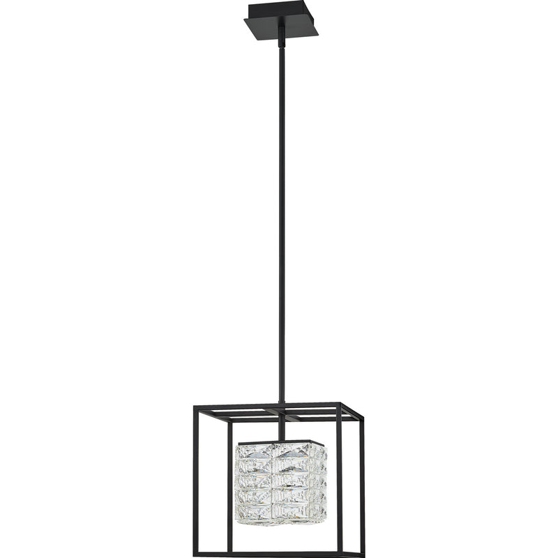 Quoizel PCDZ2812MBK Dazzle LED Pendant, Matte Black Alternate Image.jpg