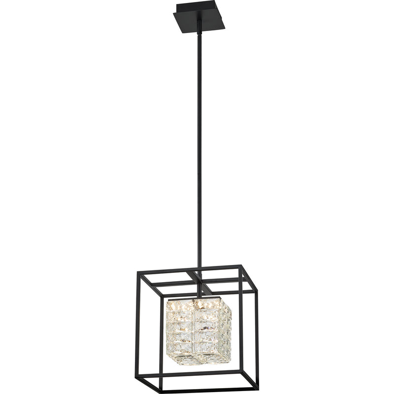 Quoizel PCDZ2812MBK Dazzle LED Pendant, Matte Black Alternate Image 3.jpg