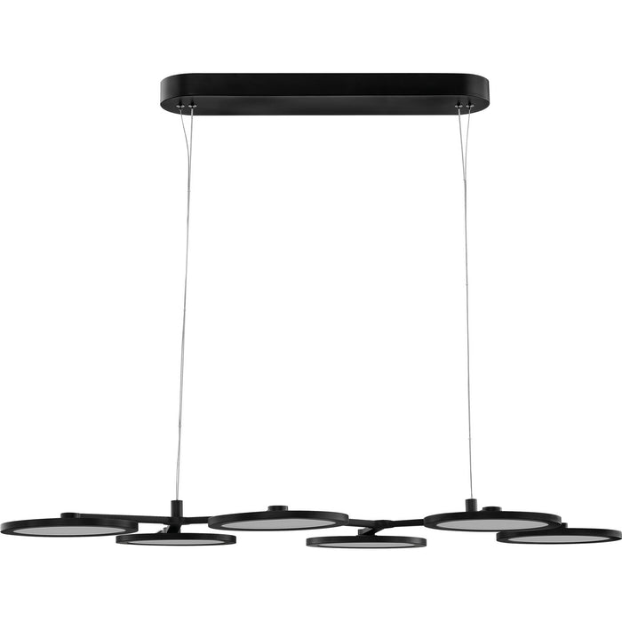 Quoizel PCNR639MBK Nitro LED Island Chandelier, Matte Black Alternate Image.jpg