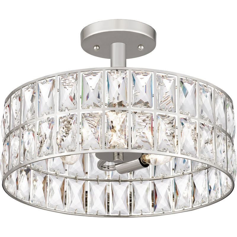 Quoizel QF4046PK Coffman Three Light Semi Flush Mount, Polished Nickel Alternate Image 2.jpg