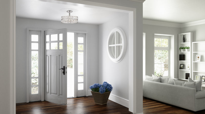 Quoizel QF4046PK Coffman Three Light Semi Flush Mount, Polished Nickel Alternate Image.jpg