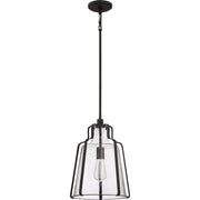 Quoizel QF5228RK Haverford One Light Pendant, Rustic Black Alternate Image.jpg