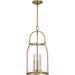 Quoizel QP5194WS Colonel Three Light Pendant, Weathered Brass Alternate Image.jpg