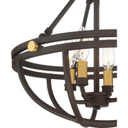 Quoizel SRG1716WT Sergeant Four Light Semi-Flush Mount, Western Bronze Alternate Image 4.jpg