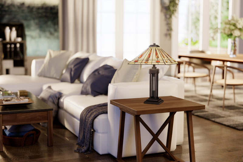 Quoizel TF5209TWT Stevie Two Light Table Lamp, Western Bronze Alternate Image 4.jpg