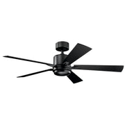 Kichler 330000SBK 52"Ceiling Fan, Satin Black (2)