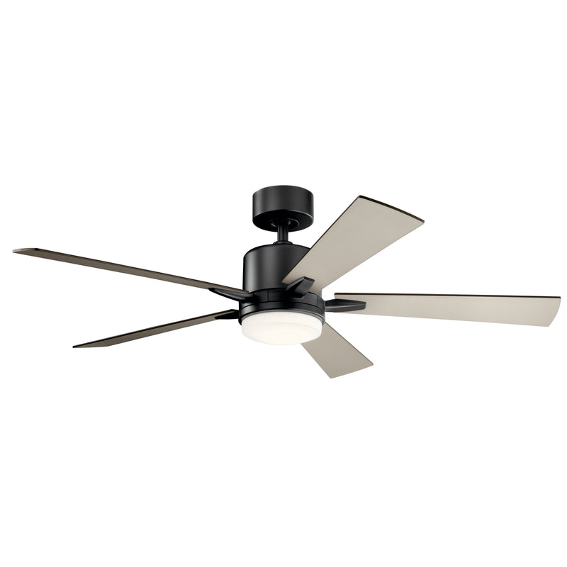 Kichler 330000SBK 52"Ceiling Fan, Satin Black (3)