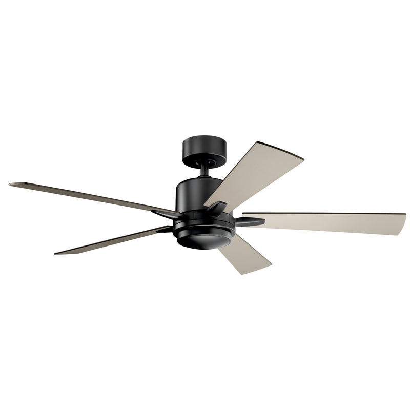Kichler 330000SBK 52"Ceiling Fan, Satin Black (4)