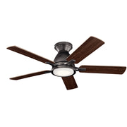 Kichler 330090AVI 44"Ceiling Fan, Anvil Iron (4)