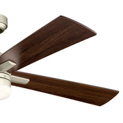 Kichler 330140NI 52"Ceiling Fan, Brushed Nickel (3)