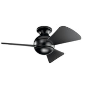 Kichler 330150SBK 34"Ceiling Fan, Satin Black (2)