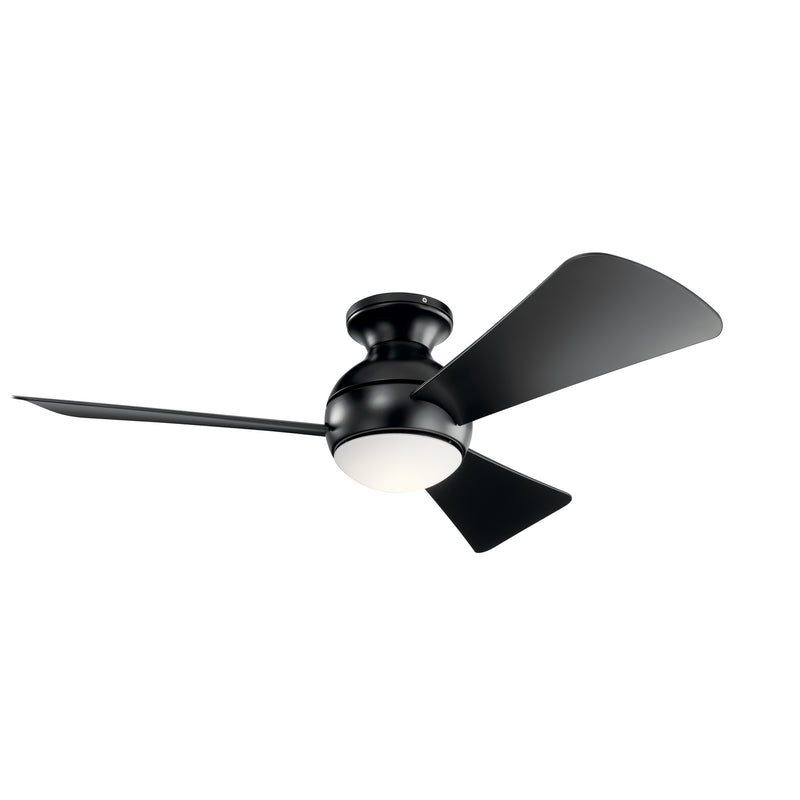 Kichler 330151SBK 44"Ceiling Fan, Satin Black (4)