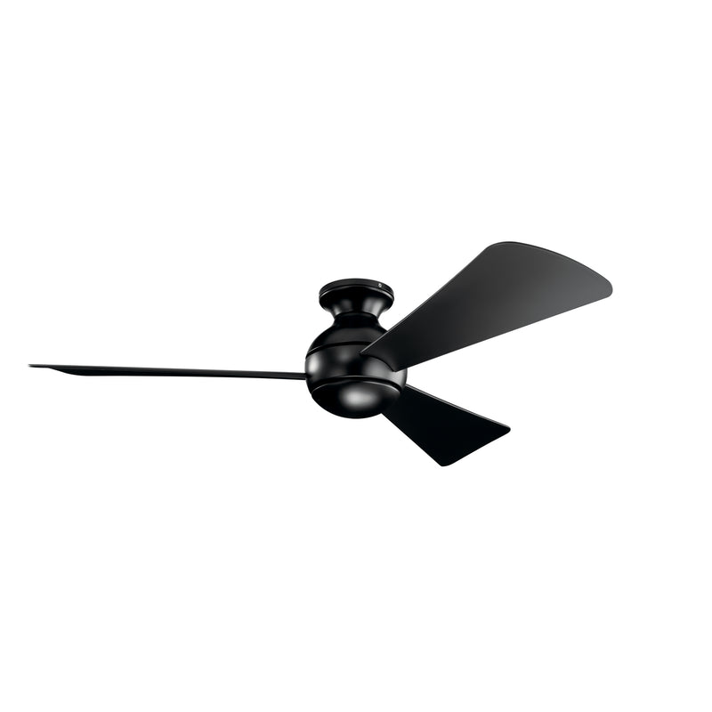 Kichler 330152SBK 54"Ceiling Fan, Satin Black (2)
