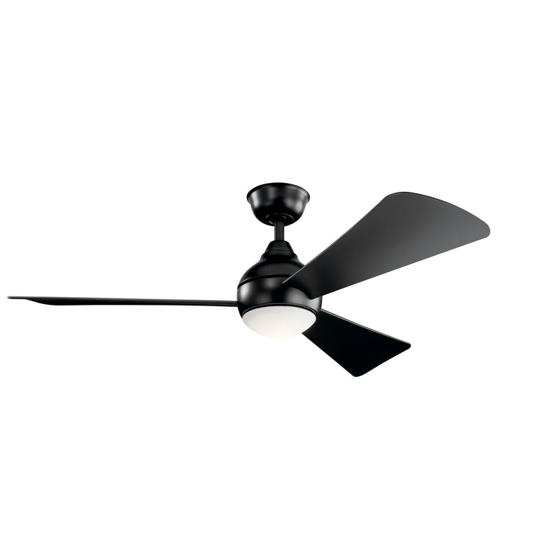 Kichler 330152SBK 54"Ceiling Fan, Satin Black (3)