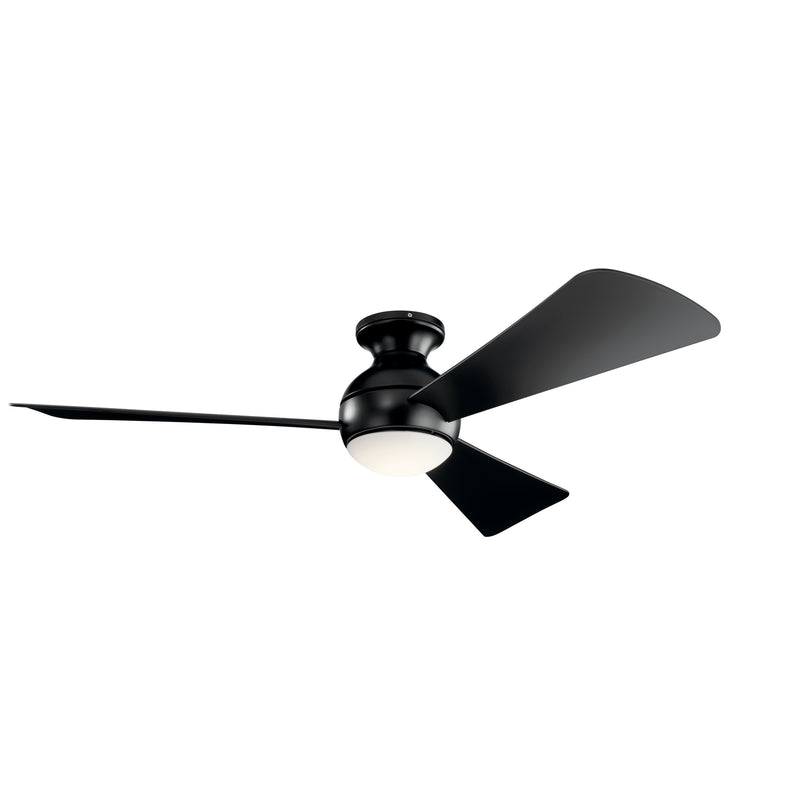Kichler 330152SBK 54"Ceiling Fan, Satin Black (4)